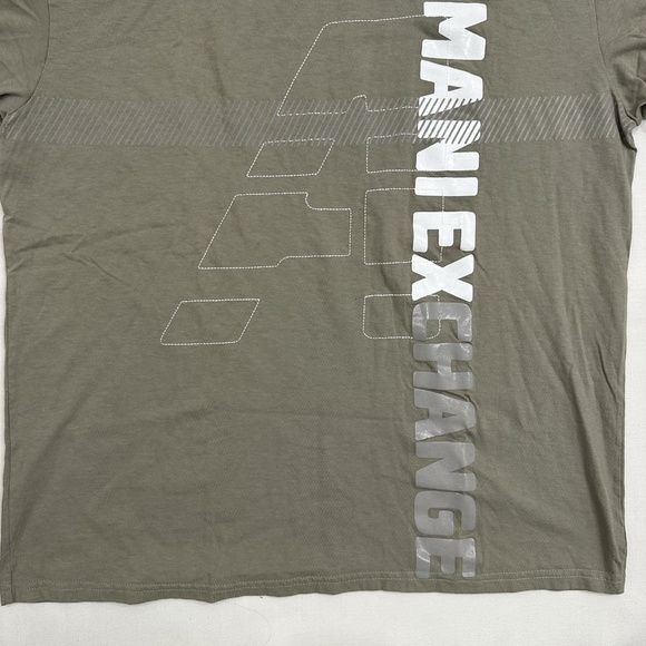 Armani Exchange Green Logo T-shirt Mens XL - Picture 3 of 14